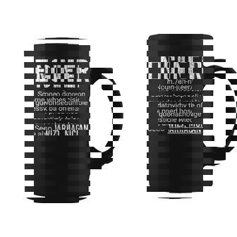 Engineer Definition Wizard Magician Graphic Coffee Mug - Thegiftio UK