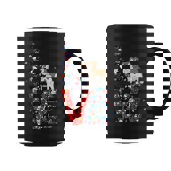 English Bulldog Xmas Ornament Decor Ugly Christmas Sweater Coffee Mug - Monsterry