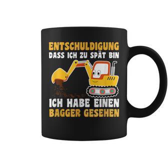 Entschuldigung Das Ich Zu Spät Bin Habe Einen Excavator Seen Tassen - Geschenkecke