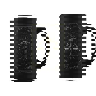 Escala De Justicia Tarot Sin Mangas Taza de café - Regaloses