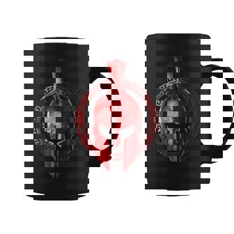 Espartano Fitness Espartan Símbolo Espartano Esparta Gym Casco Rojo Taza de café - Regaloses