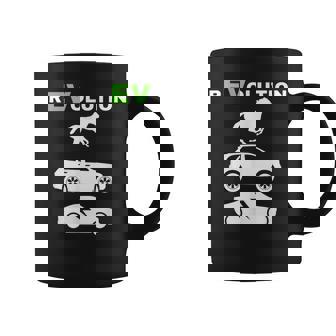EV Revolution Drive E-Cars EV Life Electric Vehicle Graphic Print Coffee Mug - Monsterry