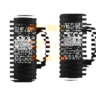 Everyone Communicates Differently Speech Therapy Halloween Coffee Mug | Mazezy