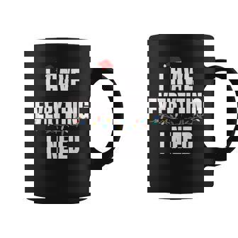 I Have Everything I Need Everything Christmas Lights Couples Coffee Mug - Thegiftio