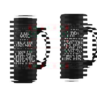 I Have Everything I Want For Christmas Pajama Couple Womens Coffee Mug - Monsterry