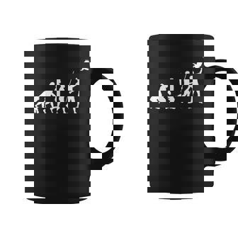 Evolución Falconer Falcon Falconry Falcons Caza Halcón Regalo Taza de café - Regaloses
