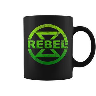 Extinction Rebellion Logo Rebel For Life Symbol Climate Coffee Mug - Monsterry