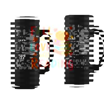 Fall In Love With Reading Autumn Thanksgiving Teacher Coffee Mug - Thegiftio UK