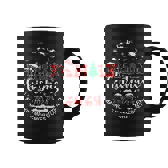Family Christmas 2024 Making Memories Together Buffalo Plaid Coffee Mug - Thegiftio UK