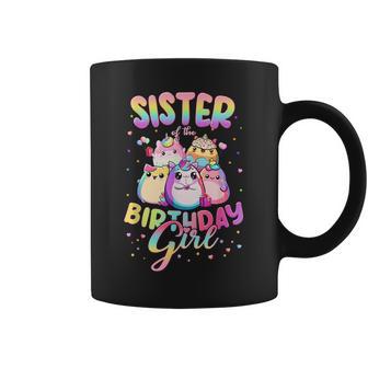Family Sister Of The Birthday Girl Squish Squad Mallow Coffee Mug | Seseable UK