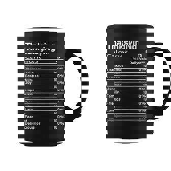 Family Thanksgiving Nutrition Ingredients Kid Fun Coffee Mug - Monsterry