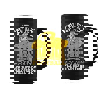 Fantasy Football 4X Champion Four Time Champ Fantasy Winner Coffee Mug - Thegiftio UK