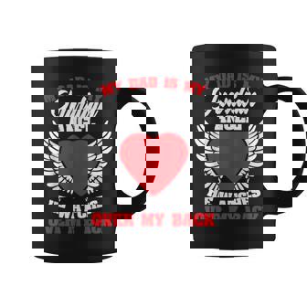 Father's Day Death Anniversary Dad In Heaven Son Daughter Coffee Mug - Monsterry
