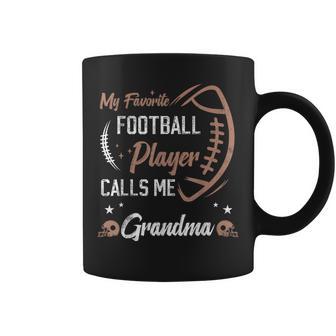 My Favorite Football Player Calls Me Grandma Football Granny Coffee Mug | Seseable UK
