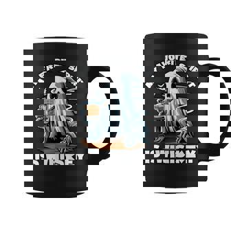 My Favorite Spirit Is Whiskey Ghost Drinking Whiskey Coffee Mug - Thegiftio UK