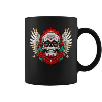 Feliz Dia De Los Muertos Sugar Skull Heaven Angel Tassen - Geschenkecke