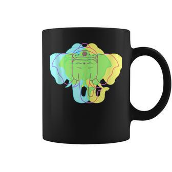 Feliz Ganesh Yoga Espiritual Hindú Meditación Sin Mangas Taza de café - Regaloses