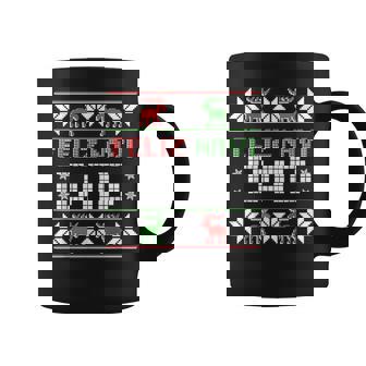 Feliz Navi Dad Navidad Christmas Ugly Sweater Father Coffee Mug | Mazezy