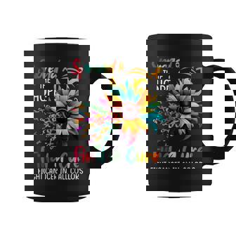 Fight Cancer In All Color Spread-Hope Find A Cure Sunflower Coffee Mug - Thegiftio UK