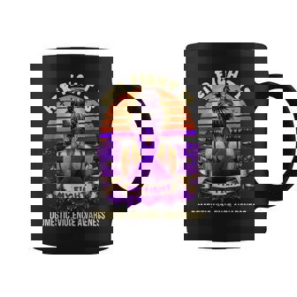 Her Fight Is My Fight Domestic Violence Awareness Retro Coffee Mug | Mazezy