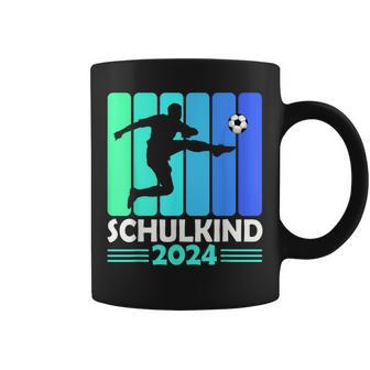 First Day Of School Schulkind 2024 Schulanfang Junge Fussball Tassen - Geschenkecke