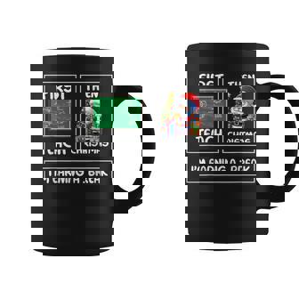 First Teach Then Christmas I'm Earning A Break Teacher Xmas Coffee Mug | Seseable UK