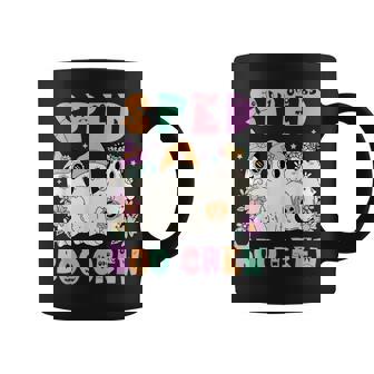 Floral Sped Boo Crew Halloween Ghost Special Ed Sped Teacher Coffee Mug - Monsterry