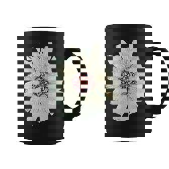 Flower Power Vintage Daisy Print Coffee Mug - Monsterry