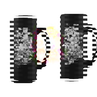 Fluffy Kittens In Garden Of Eden Cat Graphic Print Coffee Mug - Monsterry