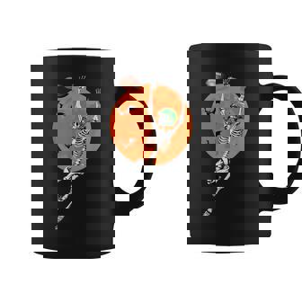 Football Skeleton Halloween Football Player Coffee Mug - Thegiftio