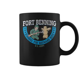 Fort Benning School For Wayward Boys Retro Look Coffee Mug - Monsterry AU