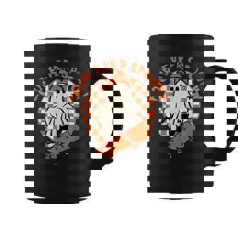 Four Ever Spooky 4Th Birthday Halloween Skateboarding Ghost Coffee Mug - Thegiftio UK