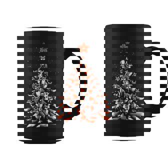 Fox Christmas Tree Fox Xmas Tree & Boys Coffee Mug | Mazezy