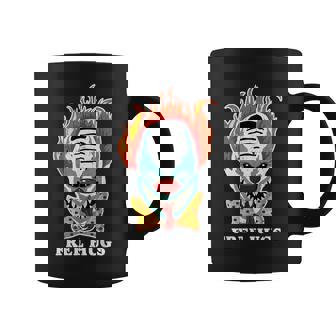 Free Hugs Evil Scary Vintage Clown Halloween Costume Coffee Mug - Monsterry