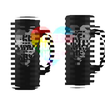 Free Human Hugs Mom Dad Support Lgbt Pride Month Coffee Mug - Thegiftio UK