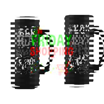 Friday Shopping Crew Christmas Family Shopping Squad Coffee Mug | Seseable UK