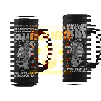 Friendsgiving Squad Get Flocked Up Matching Friendsgiving Coffee Mug - Monsterry