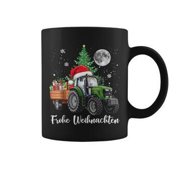 Fröhliche Weihnachten Santa Tractor Bauer Fährt Christmas Tassen - Geschenkecke