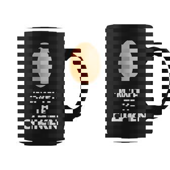 Fun I'm With The Chicken Egg Halloween Costume Coffee Mug - Thegiftio UK
