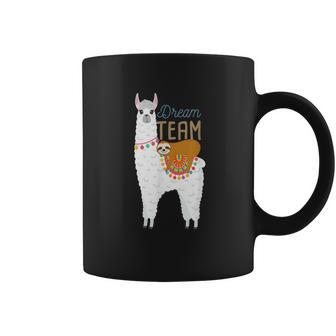 Alpaca Lama With Sloth Dream Team Tassen - Geschenkecke