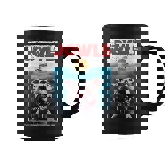 American Bulldog Jowls Burger Bully Dog Mom Dog Dad Coffee Mug | Seseable UK