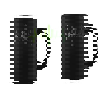 Cactus Heartbeat Cacti Lover Trendy Plant Parent Coffee Mug - Thegiftio