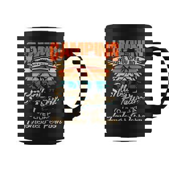 Camping With Sayings For Campers Camp Women Coffee Mug - Thegiftio UK