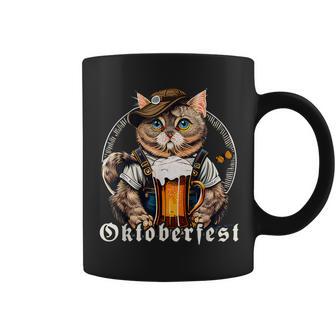 Cat Beer Oktoberfest Bavaria Lederhosen Costume Tassen - Geschenkecke