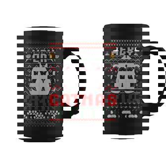 Cat Lover Merry Catmas Ugly Christmas Sweater Coffee Mug - Thegiftio UK