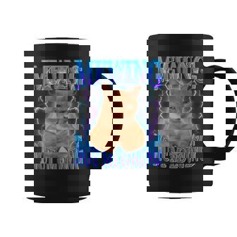 Cat Meme With Meowing Looksmax Meowing Cat Coffee Mug - Monsterry