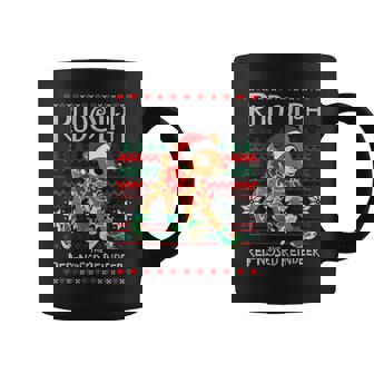 Cute Rudolph The Red Nosed Reindeer Christmas Xmas Coffee Mug - Thegiftio UK