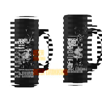 Deer Hunting Season Hunter Drinking Beer For Men Coffee Mug | Seseable UK