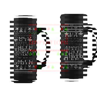 Due To Inflation This Is My Christmas Ugly Sweater Coffee Mug | Mazezy