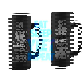 Eat Sleep Yeet Repeat Vintage Coffee Mug | Mazezy